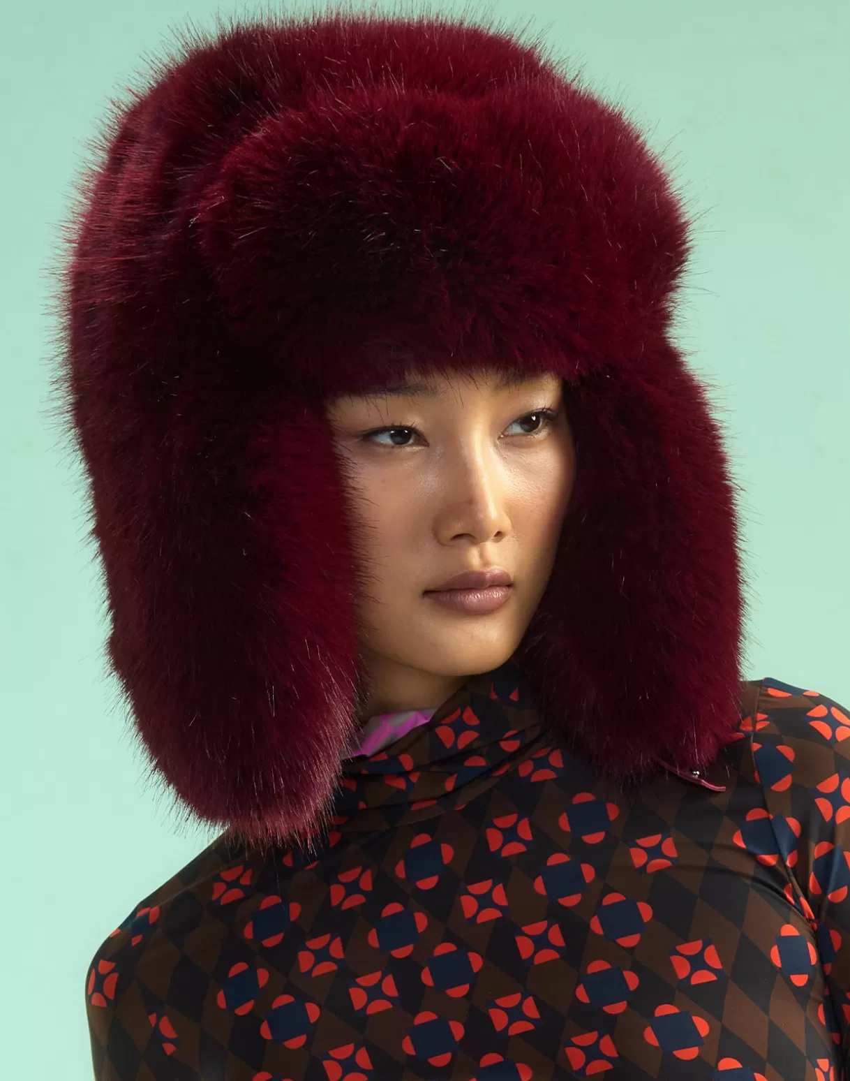Accessories | Accessories-Cynthia Rowley Snow Bunny Trapper Hat BRGDY