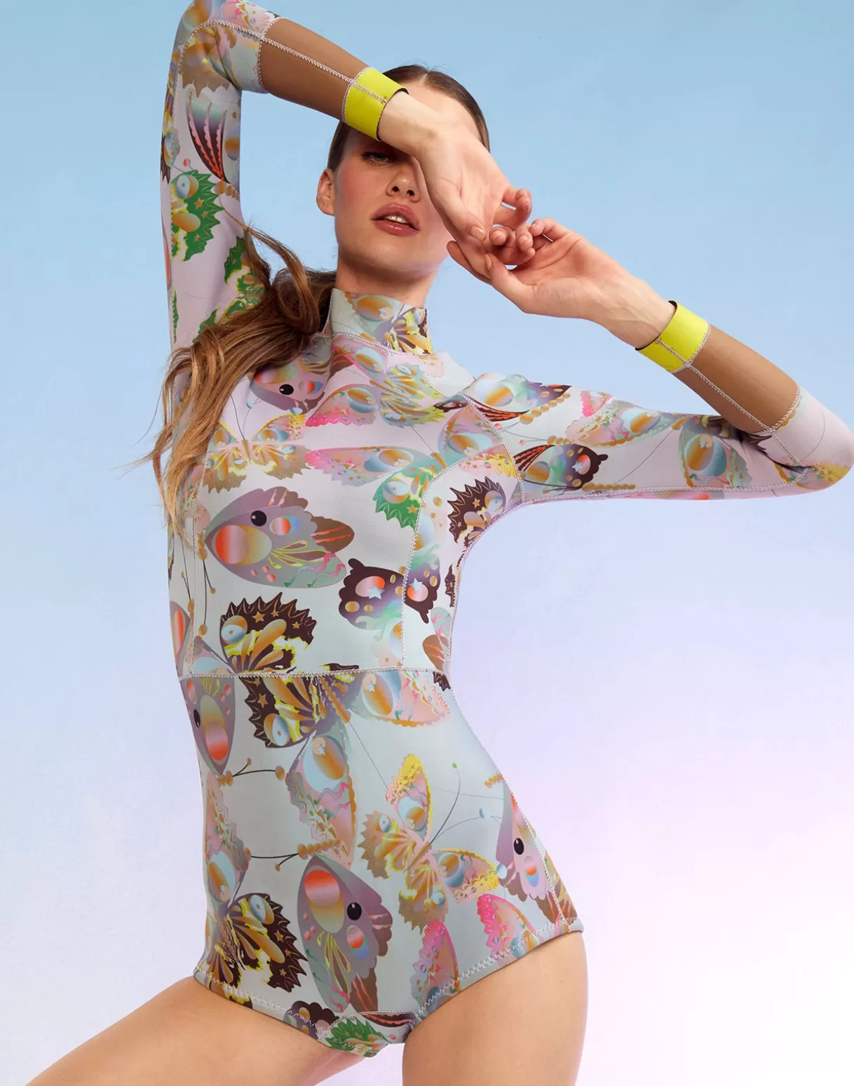 Surf & Swim-Cynthia Rowley Sunrise Paisley Wetsuit BLUMB