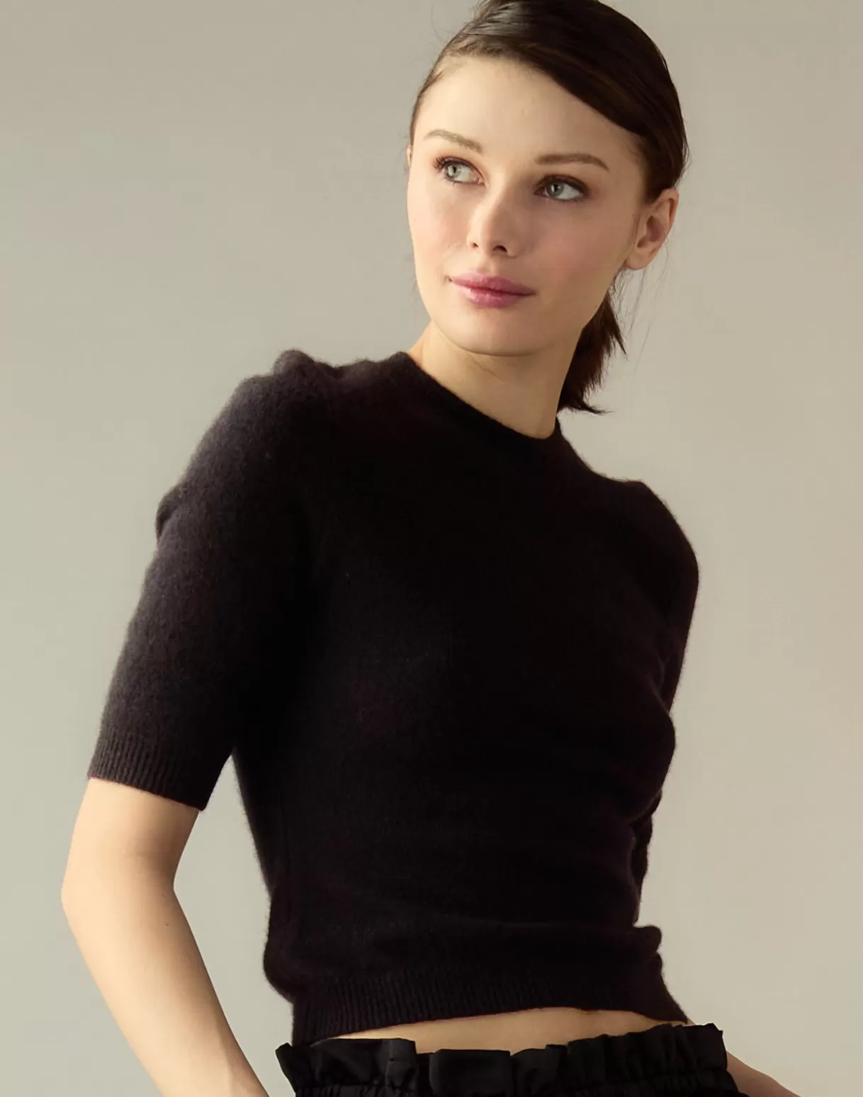 Tops-Cynthia Rowley Sydney Sweater BLACK