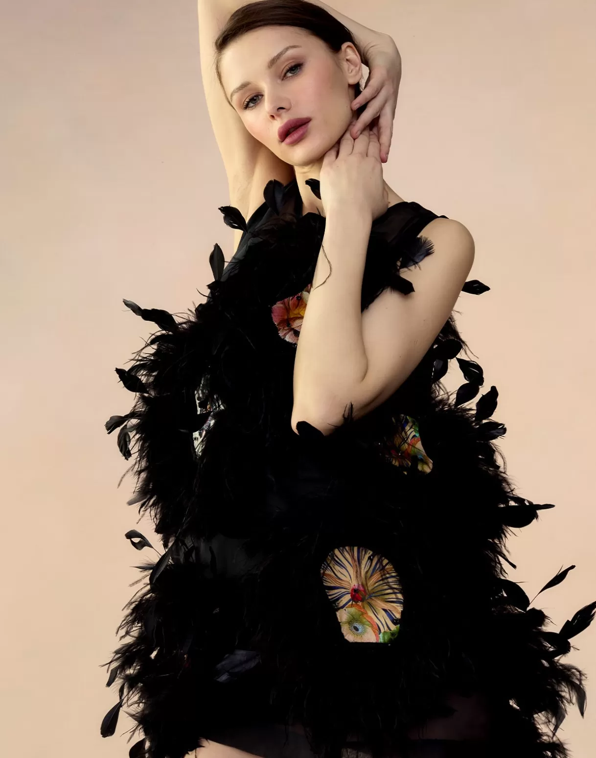 Dresses-Cynthia Rowley Tickle Your Fancy Dress BLKMT