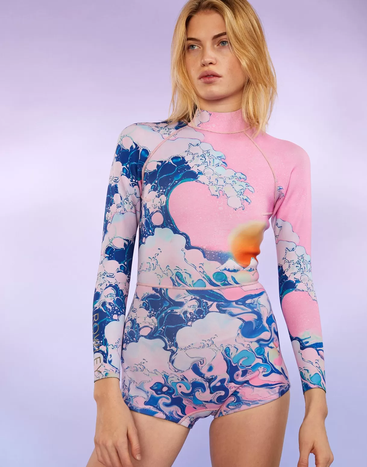 Surf & Swim-Cynthia Rowley Wave Wetsuit PNKBL
